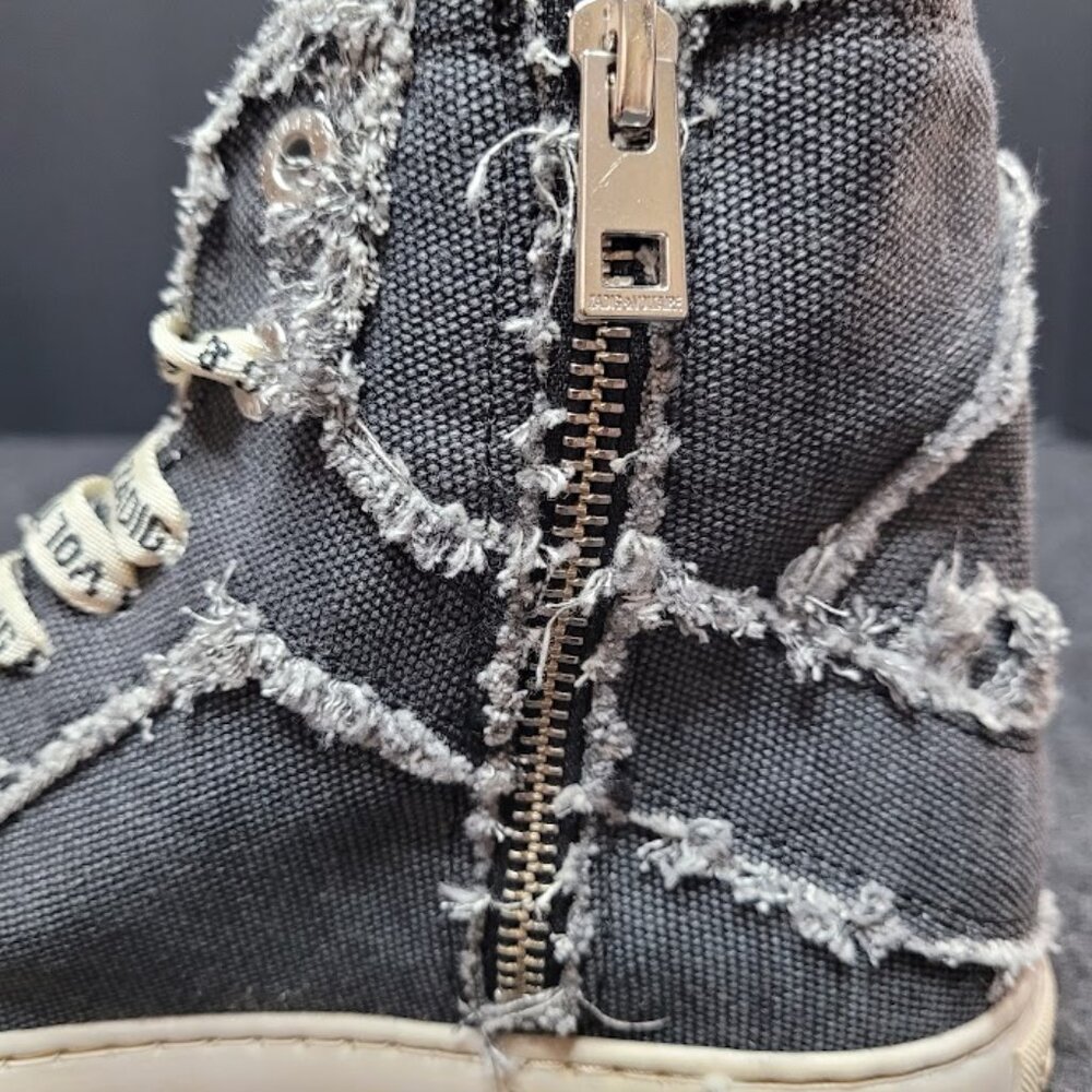 NWOB Zadig & Voltaire Flash Hi-Top Sneakers Size 38 US 7.5 - 8 - Picture 9 of 11